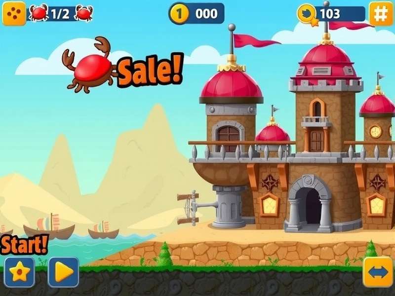 Crab Castle Gameplay Screenshot